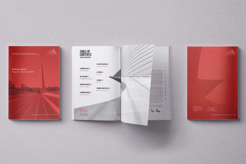 Rapport d’activité, brochure, flyer – Lausanne Hospitality Consulting Rapport d’activité, brochure, flyer – Lausanne Hospitality Consulting
