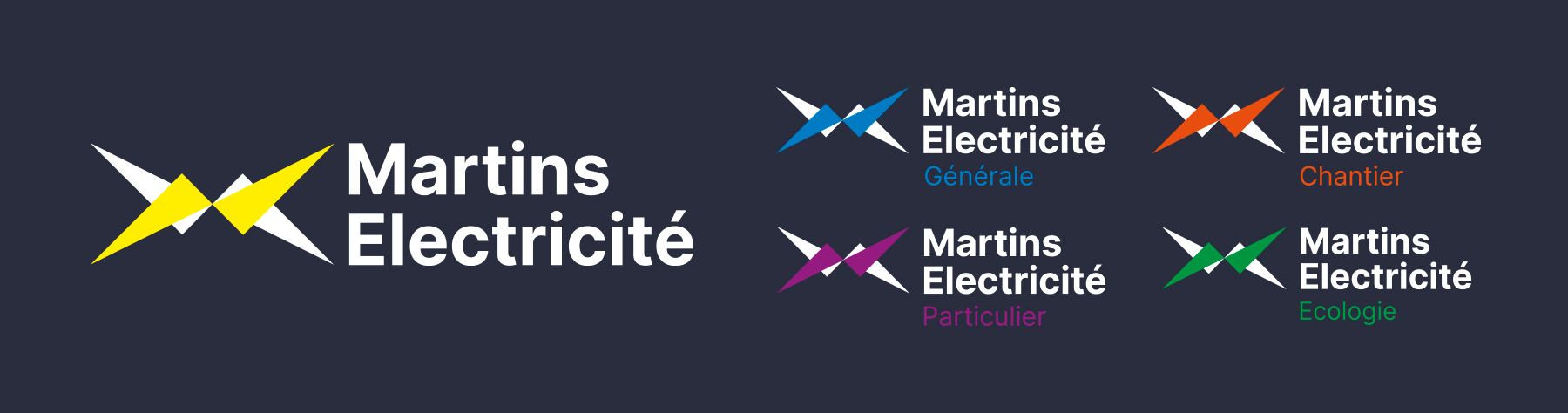 Logos de Martins électricité | Hybride Design