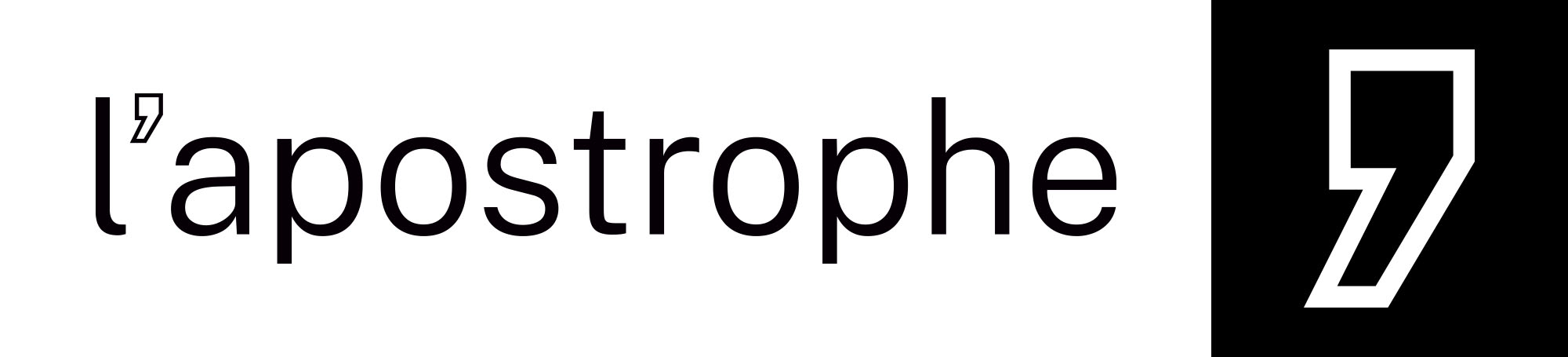 Logo L'apostrophe | Hybride Design