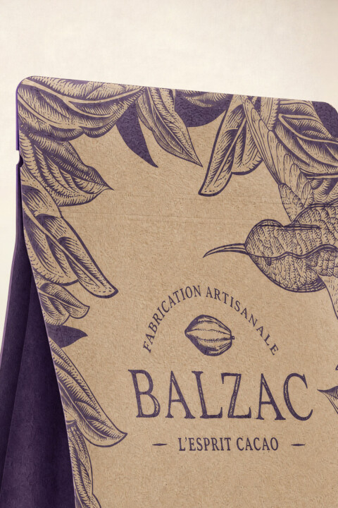 Balzac les chocolats : identité de marque et système de packaging
